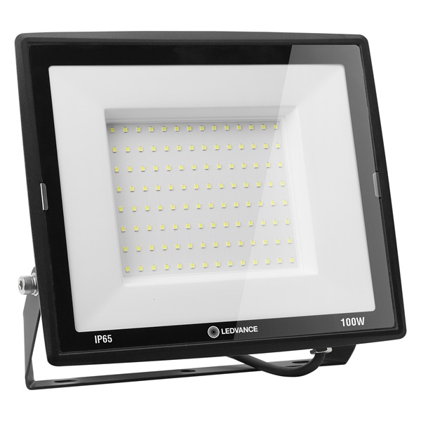 Прожектор светодиодный Ledvance FL ECO 100W 6500K 10000Lm 110° IP65 черный 280x265x41mm RU