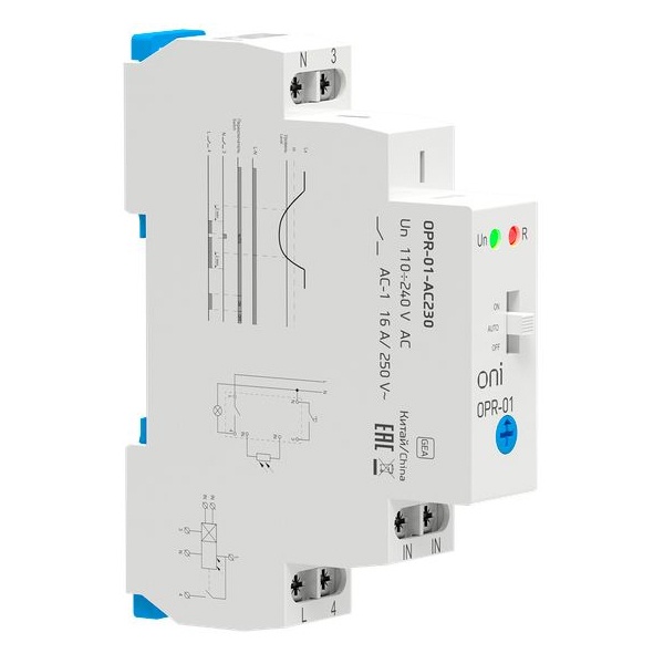 Фотореле ONI (ИЭК) OPR-01 с выносным датчиком 1NO 230В АС