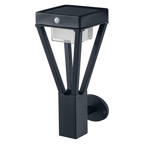 Светильник Endura LED Style Solar Sensor Wall Bouquet 6W 3000K 550Lm на солнечной батарее Black IP44