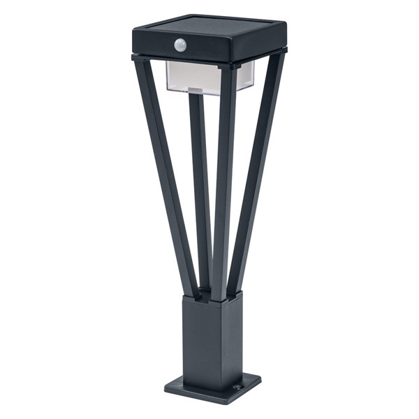 Светильник Endura LED Style Solar Sensor Bouquet 6W 3000K 550Lm на солнечной батарее Black IP44 50см