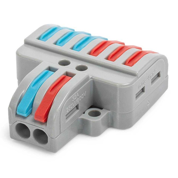 Клемма ответвительная КВТ 2 х (0,08-4) СМК 222-426 [уп. 20шт]