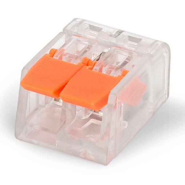 Клемма КВТ 2 х (0,14-4) СМК 221-412 универсальная [уп. 50шт]