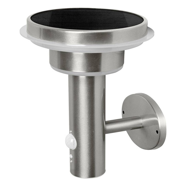 Светильник Endura Led Style Solar Sensor Wall 2Circle 6W 3000K 400Lm на солнечной батарее Steel IP44