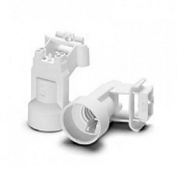 Патрон VS 64307 E14 фасонная форма, боковой установочный крепеж, термопласт 180°C