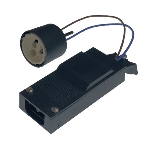 Патрон VS 31710 GU10/GZ10 керамический, с проводом 140mm и клеммной колодкой