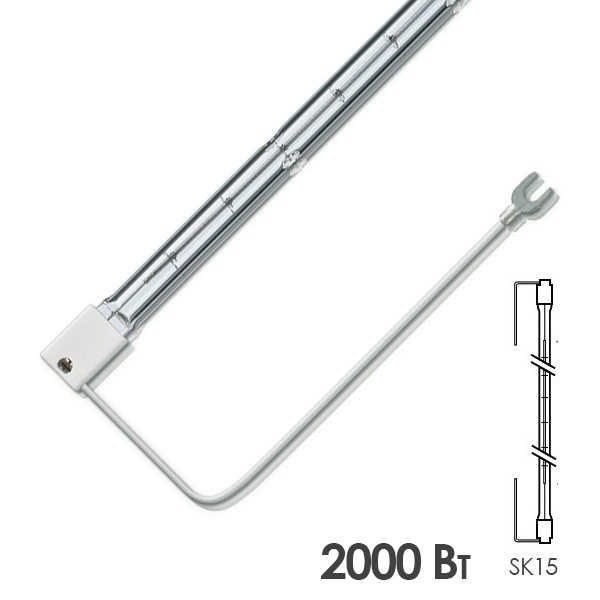 Лампа инфракрасная LightBest IRK 9065 2000W 235V SK15 RU1010