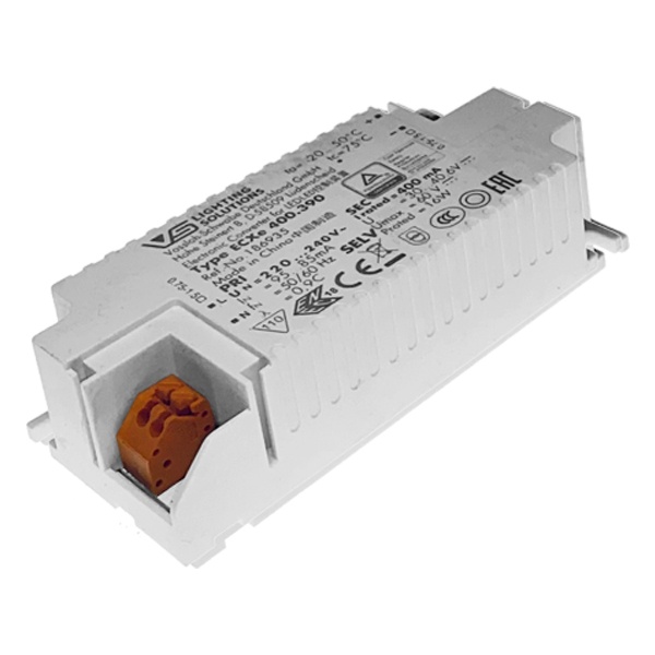 LED драйвер VS ECXe 400.390 16W 30-41V 400мА 97x43x25mm