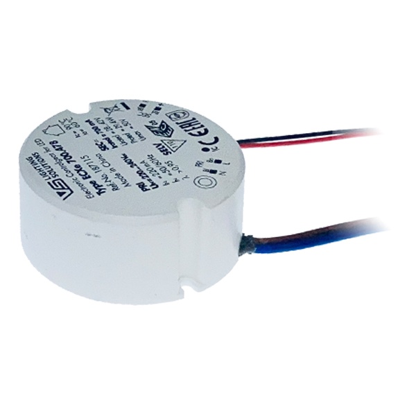 LED драйвер VS ECXe 700.478 30W 28-42V 700мА D65x28mm