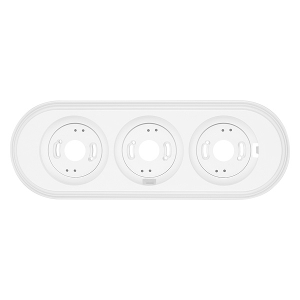 Рамка TDM Виви 3 поста белая