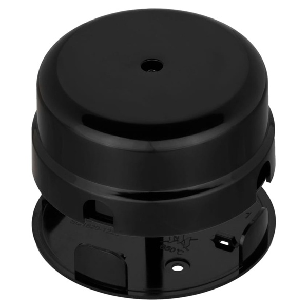 Накладная коробка распаячная TDM Виви D90х43 мм инд. штрихкод черная