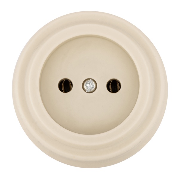 Накладная розетка TDM Виви 2П 10А 250В слоновая кость (бежевый)