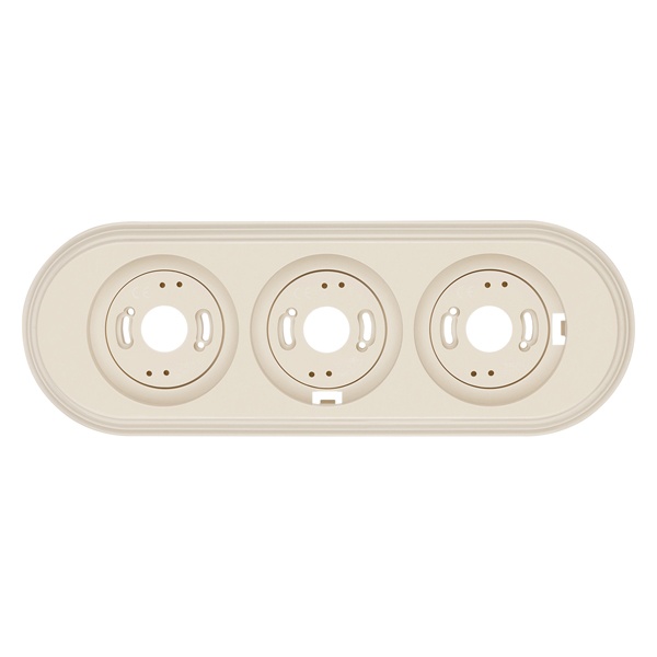 Рамка TDM Виви 3 поста слоновая кость (бежевый)