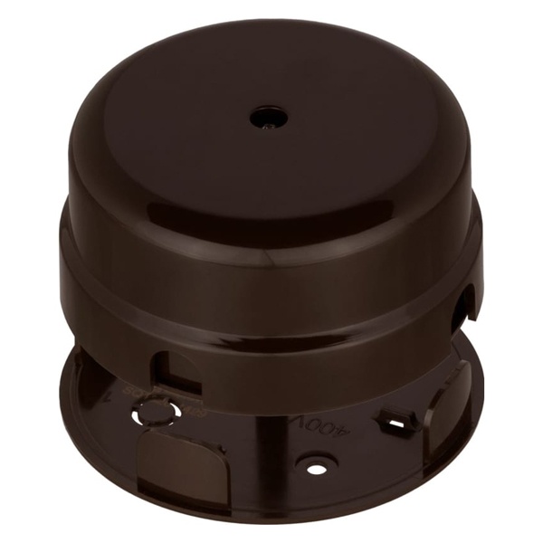 Накладная коробка распаячная TDM Виви D90х43 мм коричневая