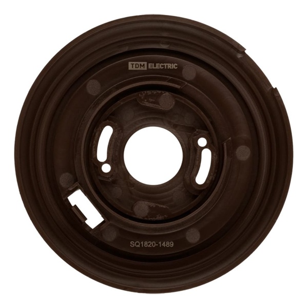 Рамка TDM Виви 1 пост коричневая