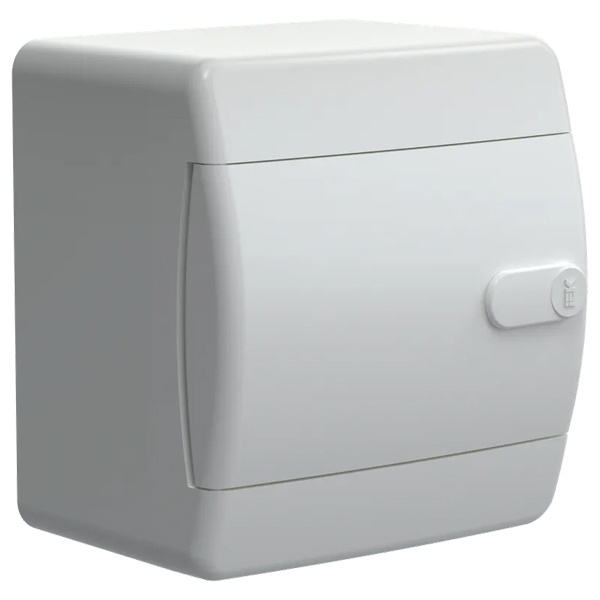 Щит накладной ИЭК UNION Compact ЩРН-П-4 4м белая дверь IP41