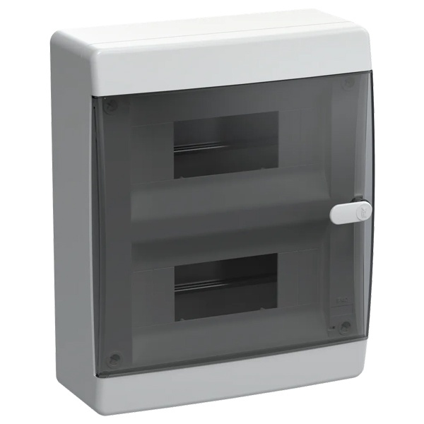 Щит накладной ИЭК UNION Compact ЩРН-П-18 (2х9)м прозрачная дверь IP41
