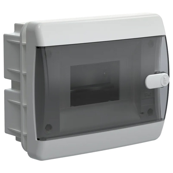 Щит встраиваемый ИЭК UNION Compact ЩРВ-П-6 6м прозрачная дверь IP41