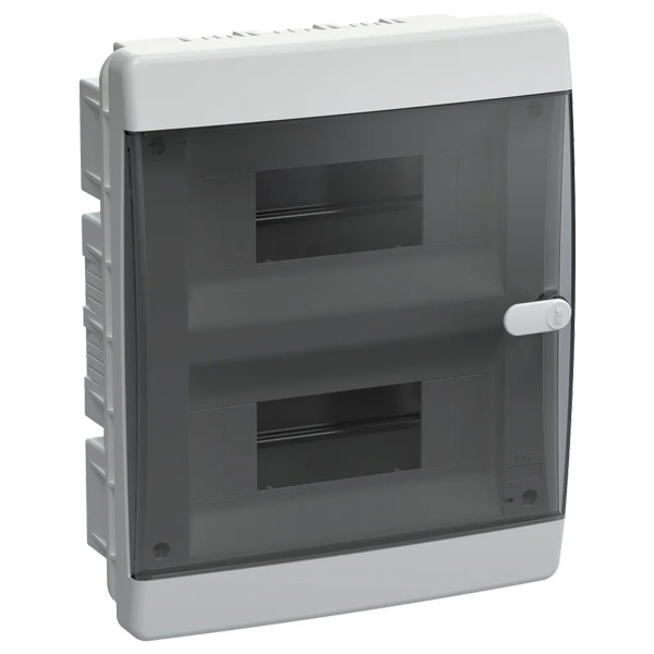 Щит встраиваемый ИЭК UNION Compact ЩРВ-П-18 (2х9)м прозрачная дверь IP41