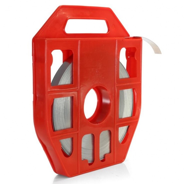 Лента бандажная Fortisflex ЛКС (201)-2007 (50м) в кассете из нержавеющей стали AISI 201