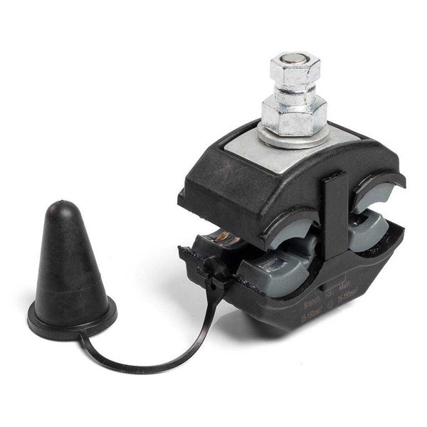 Зажим прокалывающий ответвительный КВТ ЗПОн 25-150/25-150 для неизолированных проводов СИП