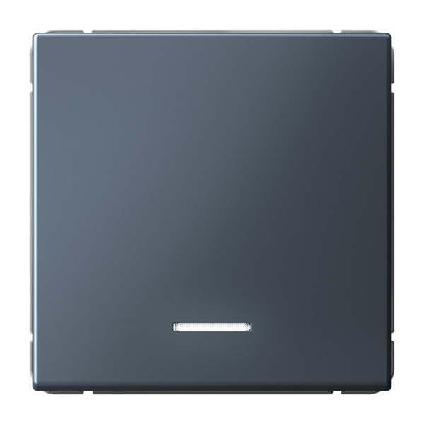 Одноклавишный выключатель с подсветкой SE ArtGallery 10А грифель