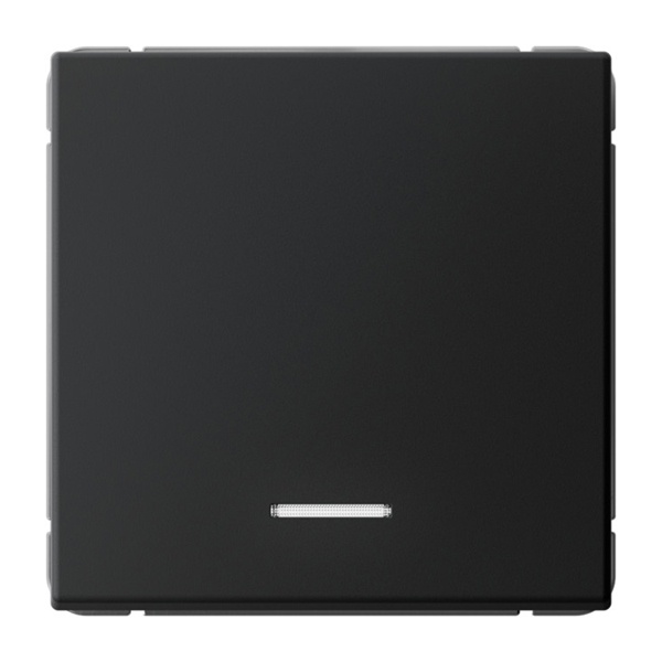 Одноклавишный выключатель с подсветкой SE ArtGallery 10А карбон