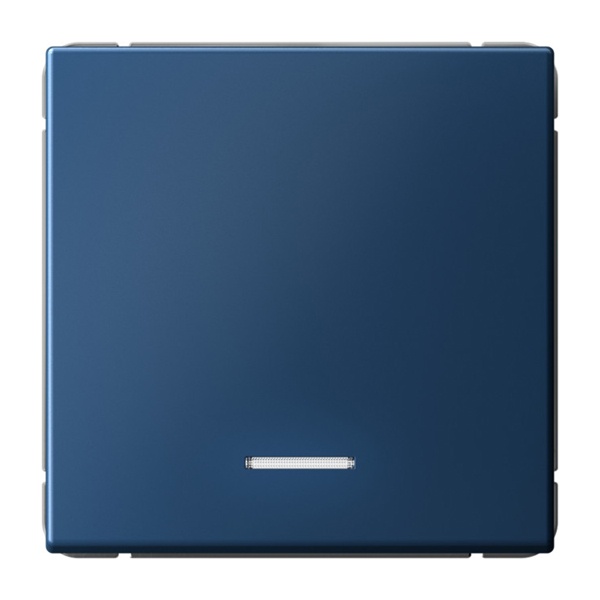 Одноклавишный выключатель с подсветкой SE ArtGallery 10А аквамарин