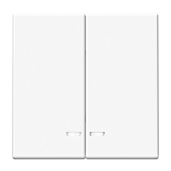 Двухклавишный выключатель с подсветкой SE ArtGallery 10А лотос