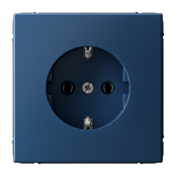 Розетка SE ArtGallery 2P+E 16А аквамарин