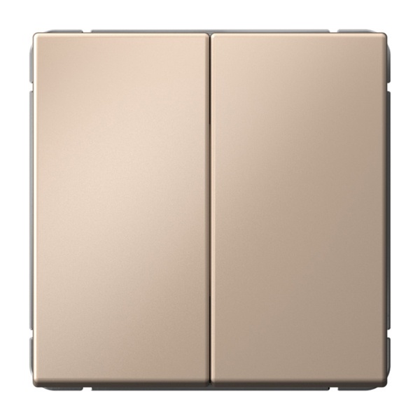 Двухклавишная кнопка без фиксации SE ArtGallery 10А песочный