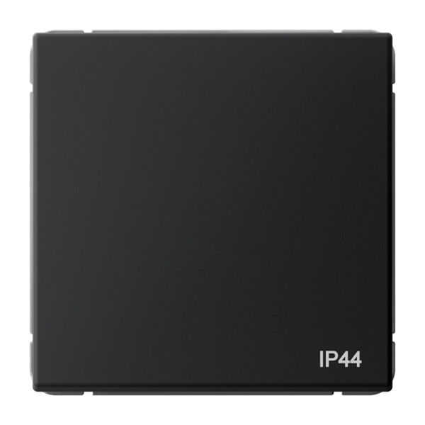 Одноклавишный переключатель Systeme Electric ArtGallery 10A IP44 карбон