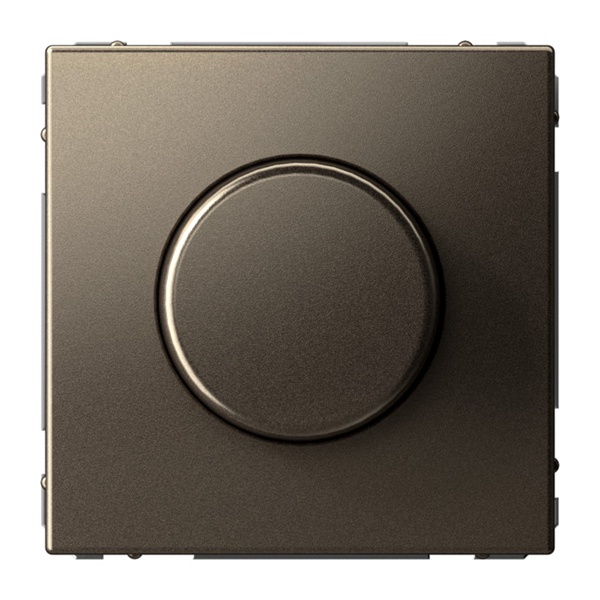 Светорегулятор SE ArtGallery поворотно-нажимной LED RC 400Вт мокко