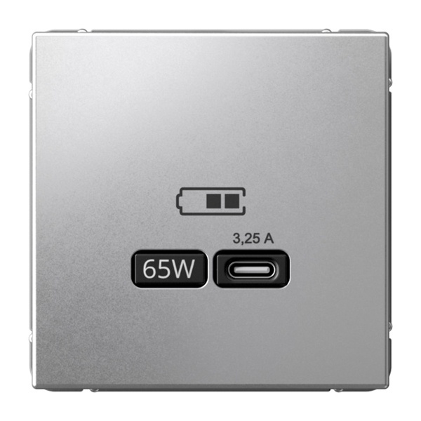 Зарядка USB SE ArtGallery тип-C 65Вт QC PD алюминий