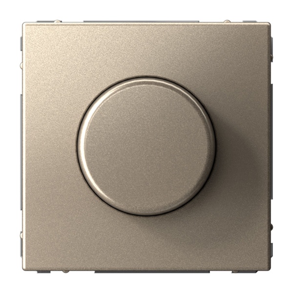 Светорегулятор SE ArtGallery поворотно-нажимной LED RC 400Вт шампань