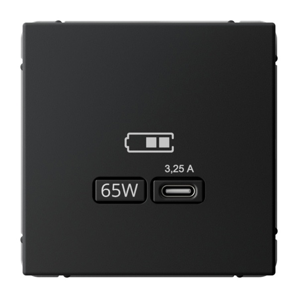 Зарядка USB SE ArtGallery тип-C 65Вт QC PD карбон