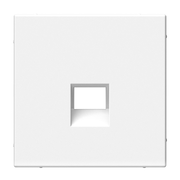 Накладка SE ArtGallery для информационных разъёмов типа Keystone белая