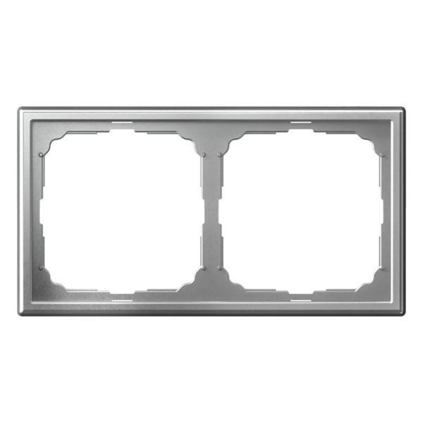 Рамка Systeme Electric ArtGallery 2 поста алюминий