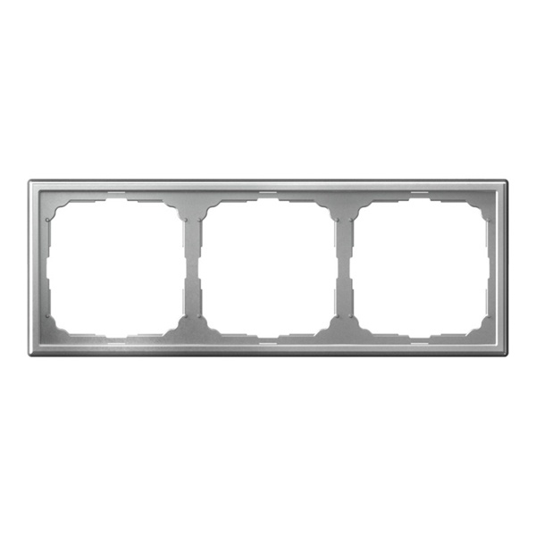 Рамка Systeme Electric ArtGallery 3 поста алюминий