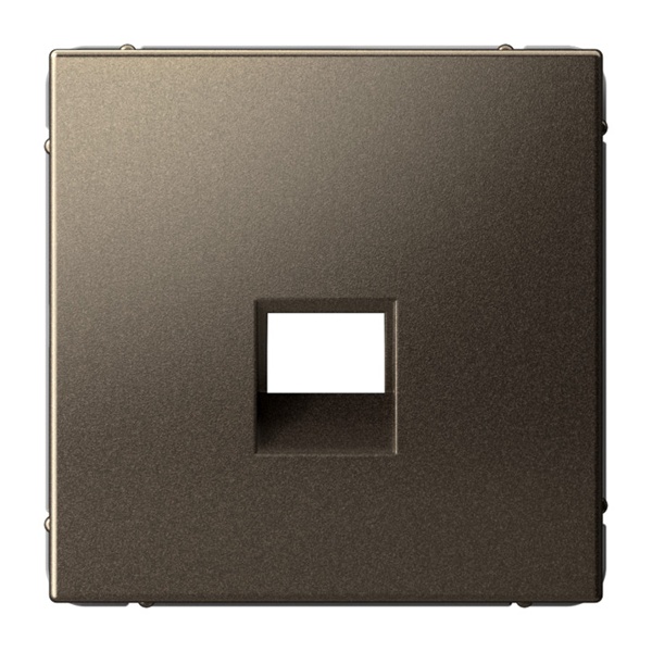 Накладка SE ArtGallery для информационных разъёмов типа Keystone мокко