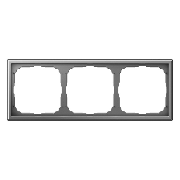 Рамка Systeme Electric ArtGallery 3 поста сталь