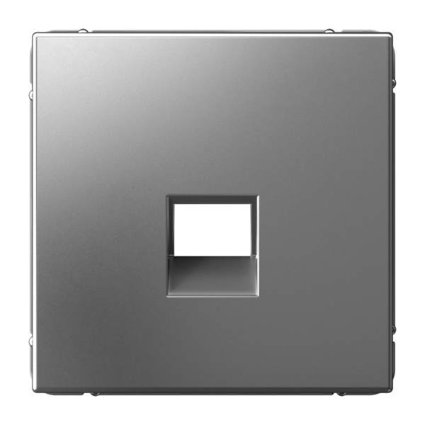 Накладка SE ArtGallery для информационных разъёмов типа Keystone сталь