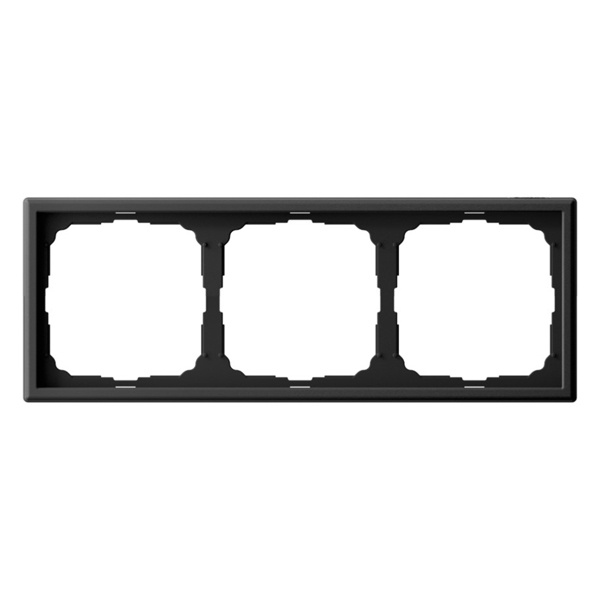 Рамка Systeme Electric ArtGallery 3 поста карбон