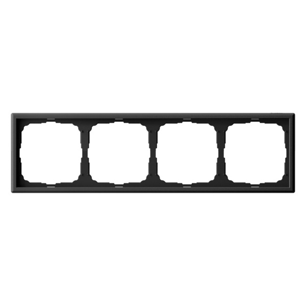 Рамка Systeme Electric ArtGallery 4 поста карбон