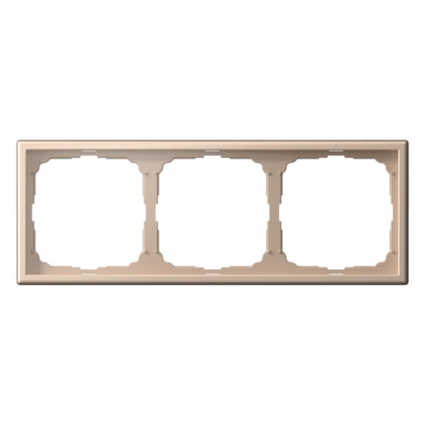Рамка Systeme Electric ArtGallery 3 поста песочный