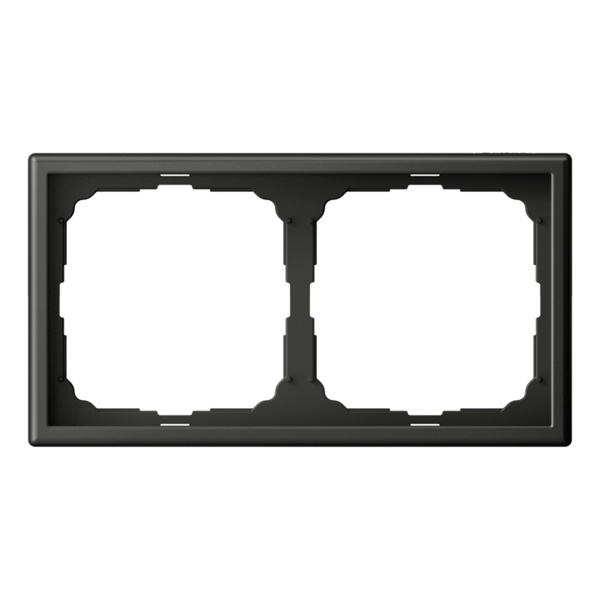 Рамка Systeme Electric ArtGallery 2 поста базальт