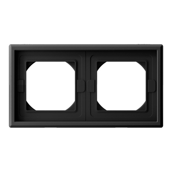 Рамка Systeme Electric ArtGallery 2 поста IP44 карбон