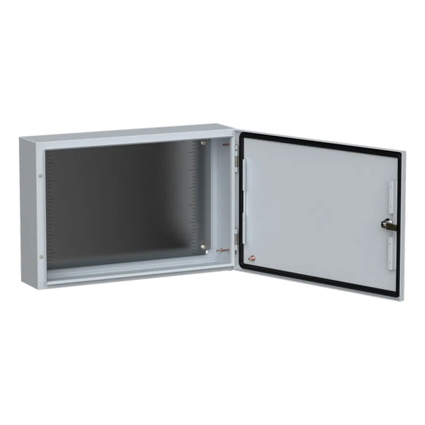 Щит металлический влагозащищенный ИЭК TITAN5 ЩМП 400х600х150мм с монтажной платой УХЛ1 IP66 серый