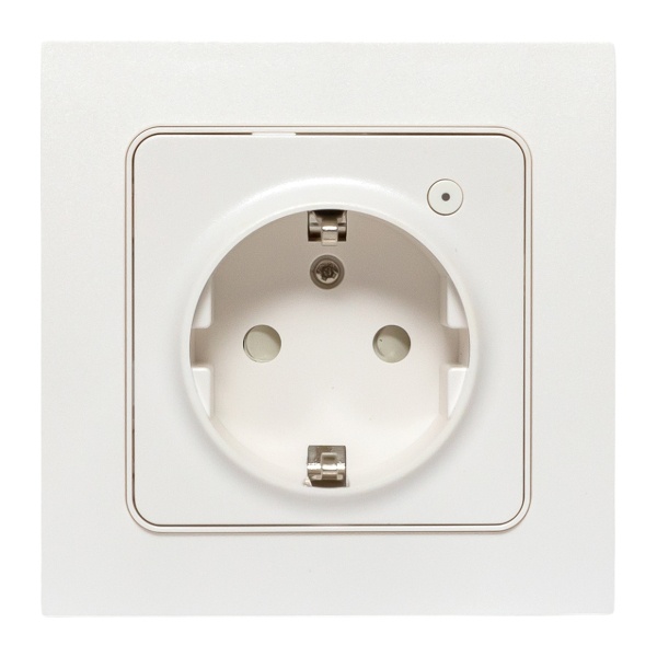 Умная розетка EKF Стокгольм белая Zigbee Сonnect