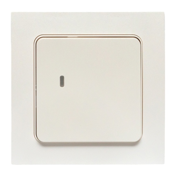 Умный одноклавишный выключатель EKF Стокгольм белый Zigbee Сonnect