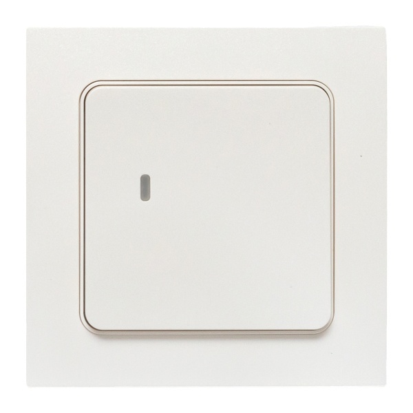 Умный беспроводной одноклавишный выключатель EKF Стокгольм белый Connect